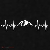 Cool Hiking Hiker Heartbeat Mountain Hike Hiking Gift Ladies PosiCharge Tri-Blend Wicking Tank thumb 2