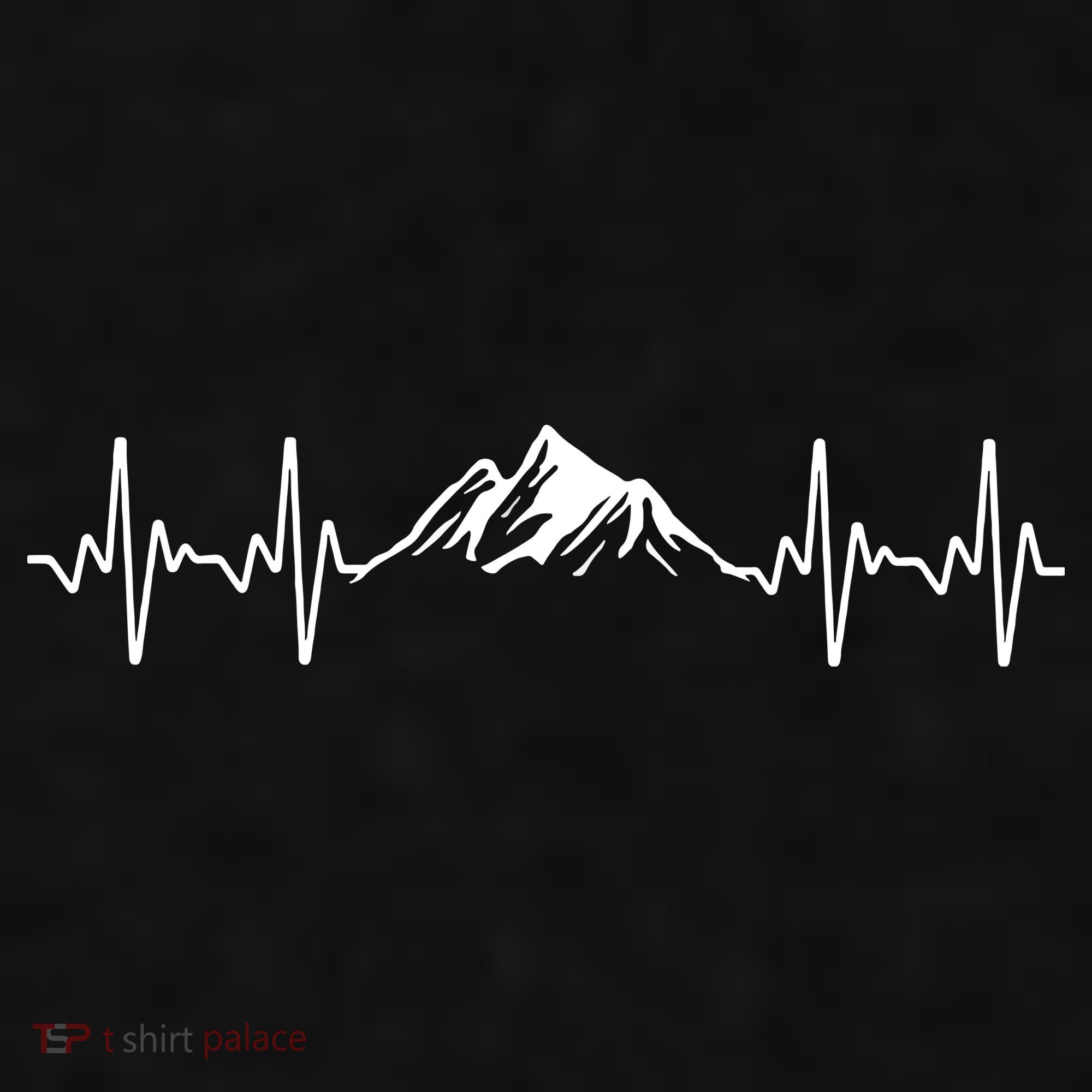 Cool Hiking Hiker Heartbeat Mountain Hike Hiking Gift Ladies PosiCharge Tri-Blend Wicking Tank
