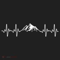 Cool Hiking Hiker Heartbeat Mountain Hike Hiking Gift Beanie thumb 2