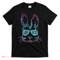 Cool Hip Hop Happy Easter Bunny Face With Sunglasses T-Shirt thumb 0