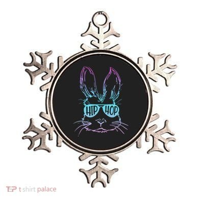 Cool Hip Hop Happy Easter Bunny Face With Sunglasses Ornament
