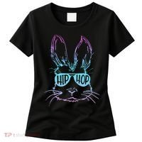 Cool Hip Hop Happy Easter Bunny Face With Sunglasses Women's T-Shirt thumb 0