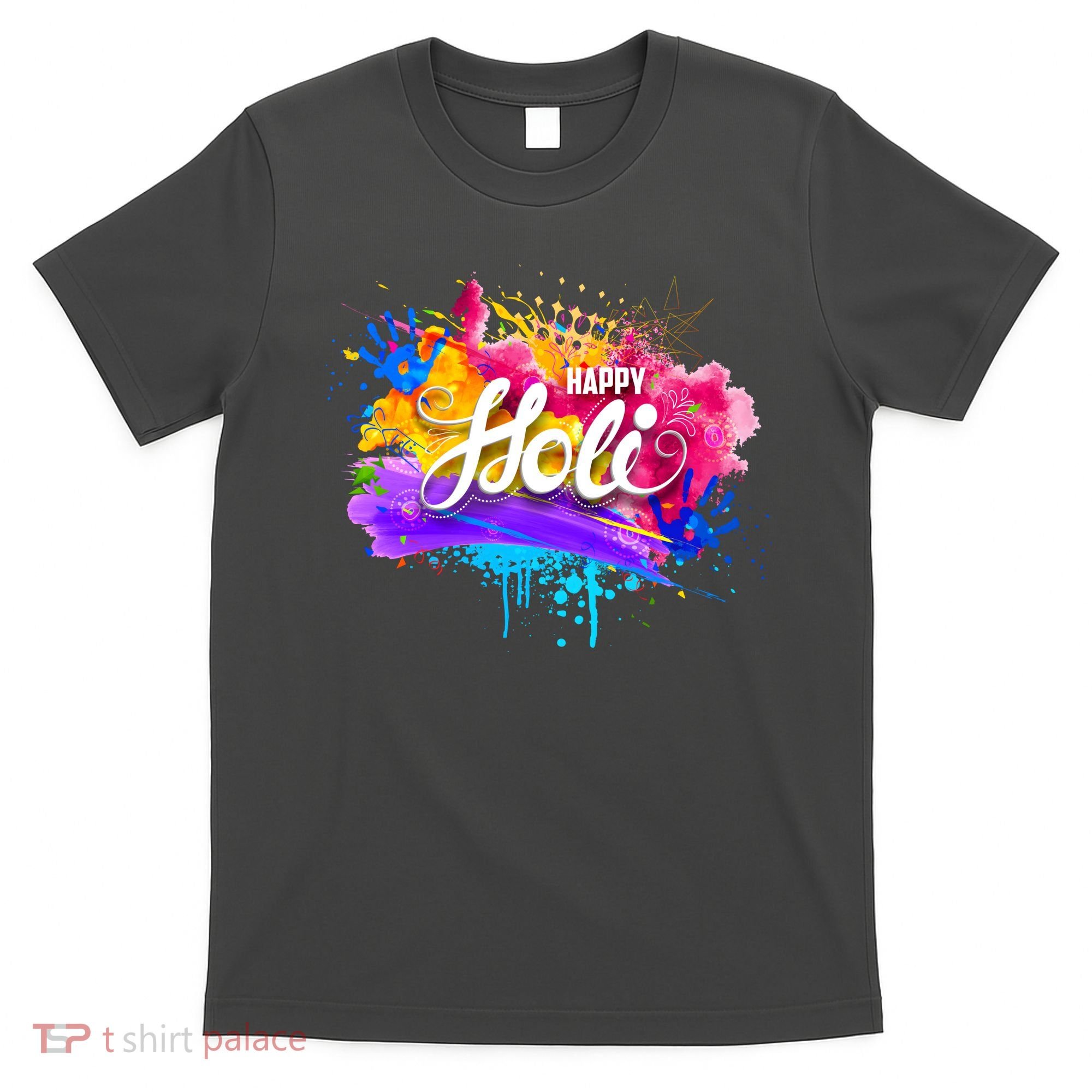 Colorful Happy Holi Celebrate South Asian Indian Hindu Festival T-Shirt