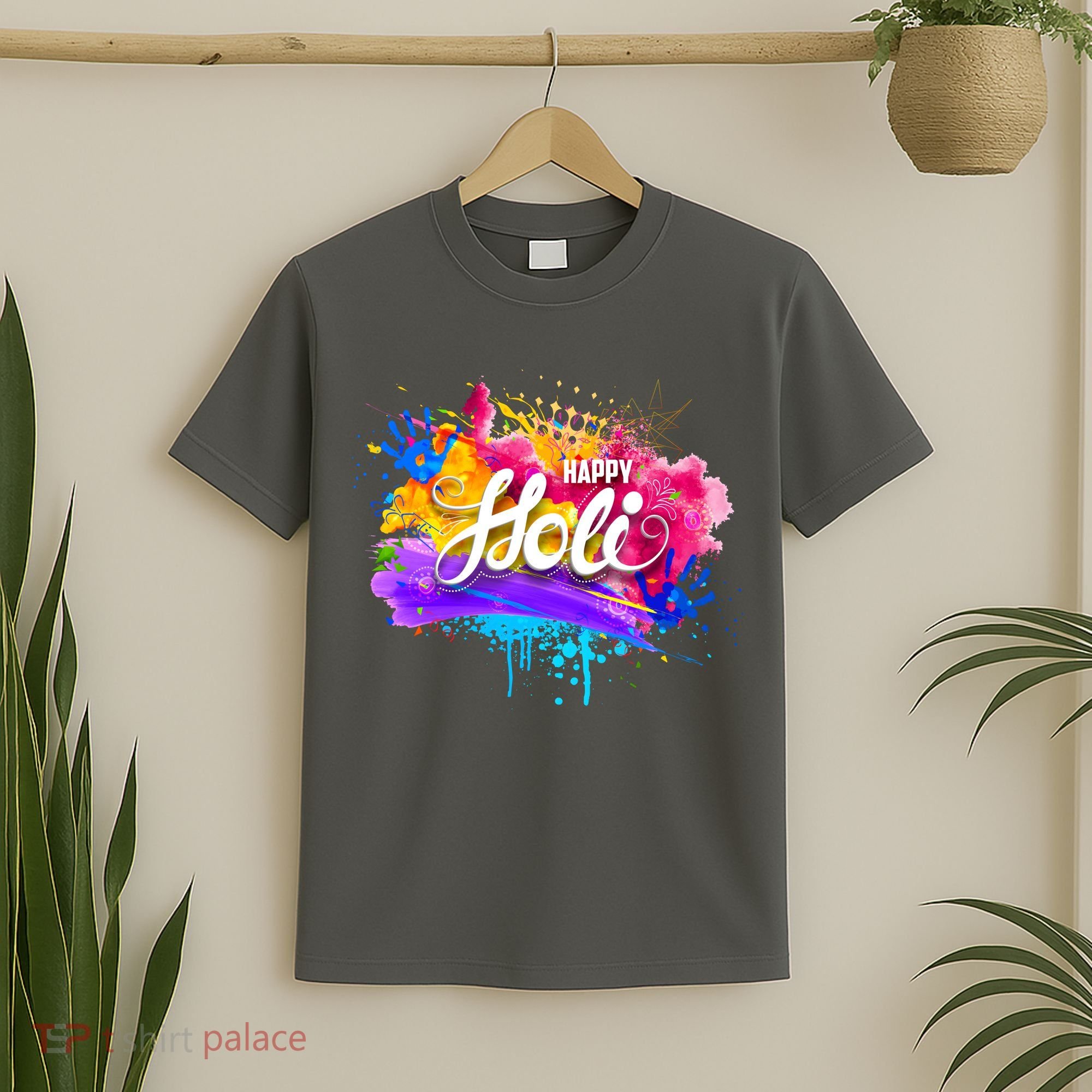 Colorful Happy Holi Celebrate South Asian Indian Hindu Festival T-Shirt