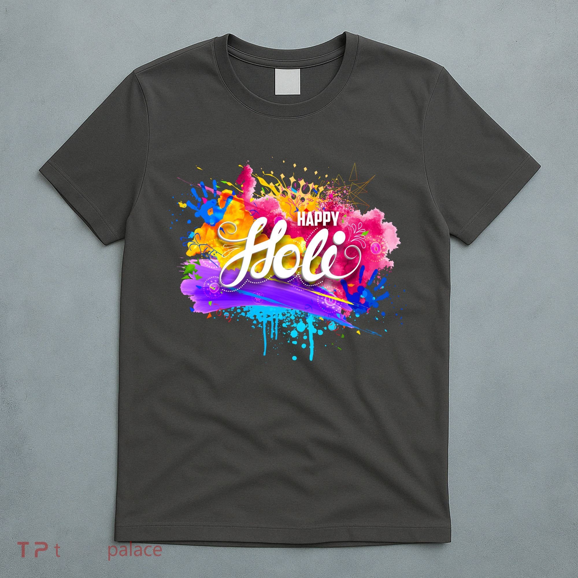 Colorful Happy Holi Celebrate South Asian Indian Hindu Festival T-Shirt