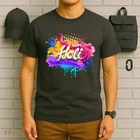 Colorful Happy Holi Celebrate South Asian Indian Hindu Festival T-Shirt thumb 6