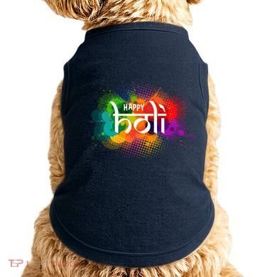 Colorful Happy Holi India Hindu Celebration Doggie Tank