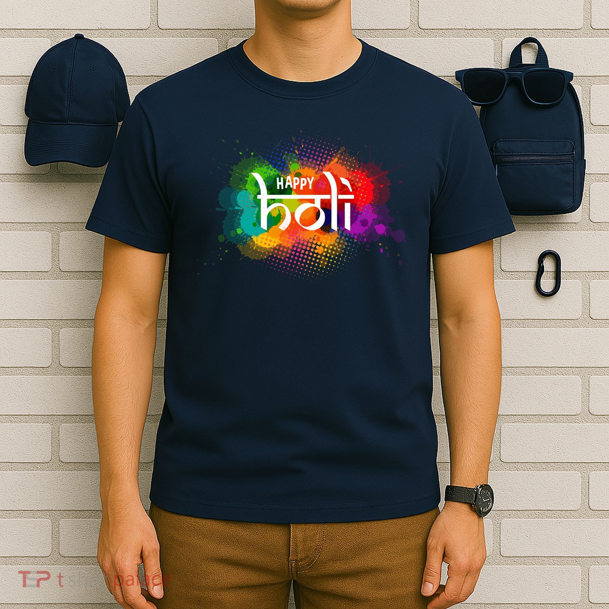 Colorful Happy Holi India Hindu Celebration T-Shirt