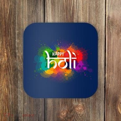 Colorful Happy Holi India Hindu Celebration Coaster