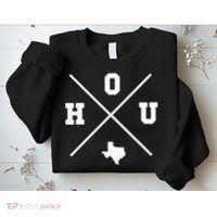 Classic Hou Houston Crossmark State Outline Sweatshirt thumb 2