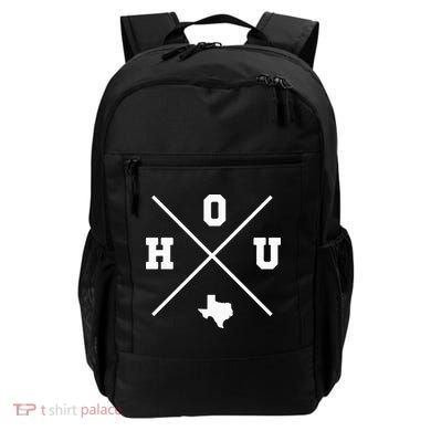 Classic Hou Houston Crossmark State Outline Backpack