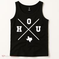 Classic Hou Houston Crossmark State Outline Tank Top thumb 2