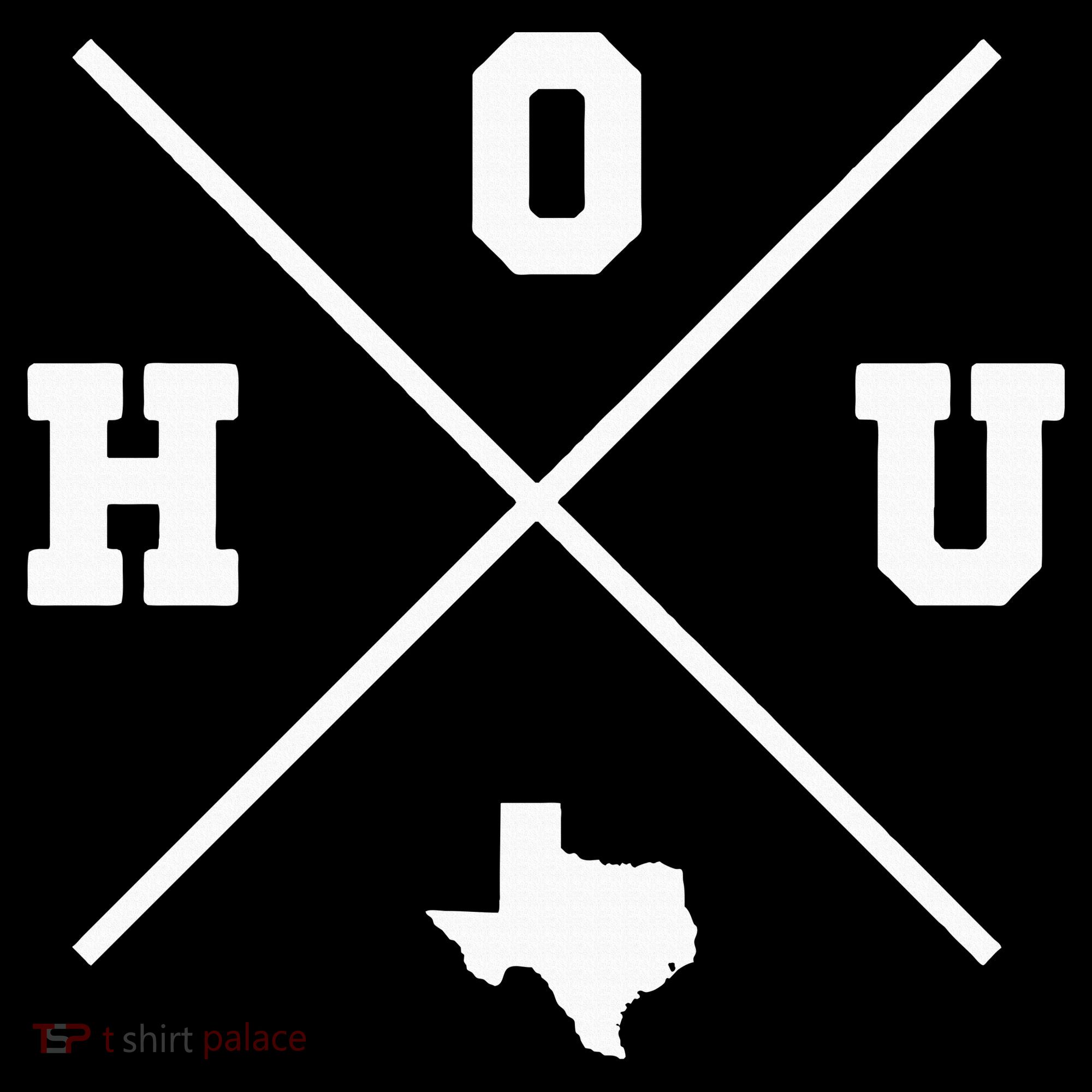 Classic Hou Houston Crossmark State Outline Toddler T-Shirt