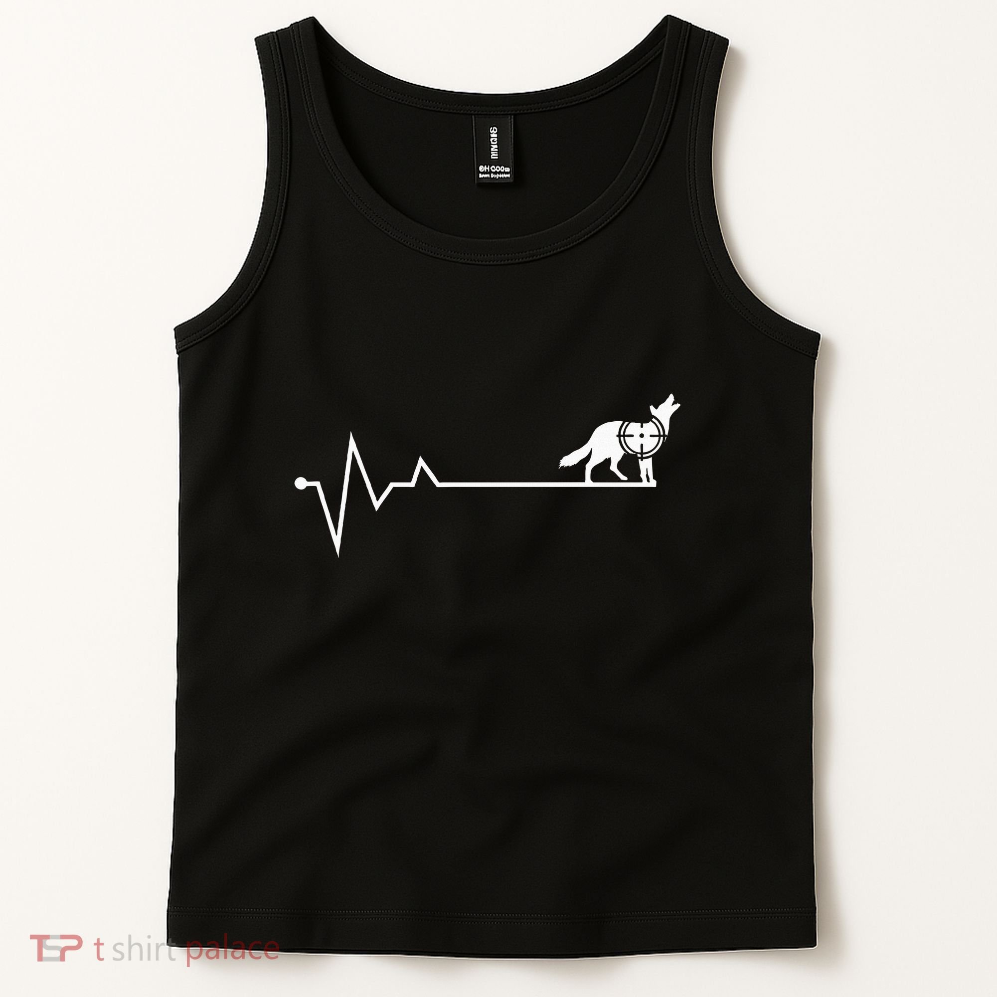 Coyote Hunting Heartbeat Yote Hunter Coyote Tank Top
