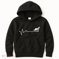 Coyote Hunting Heartbeat Yote Hunter Coyote Kids Hoodie thumb 0