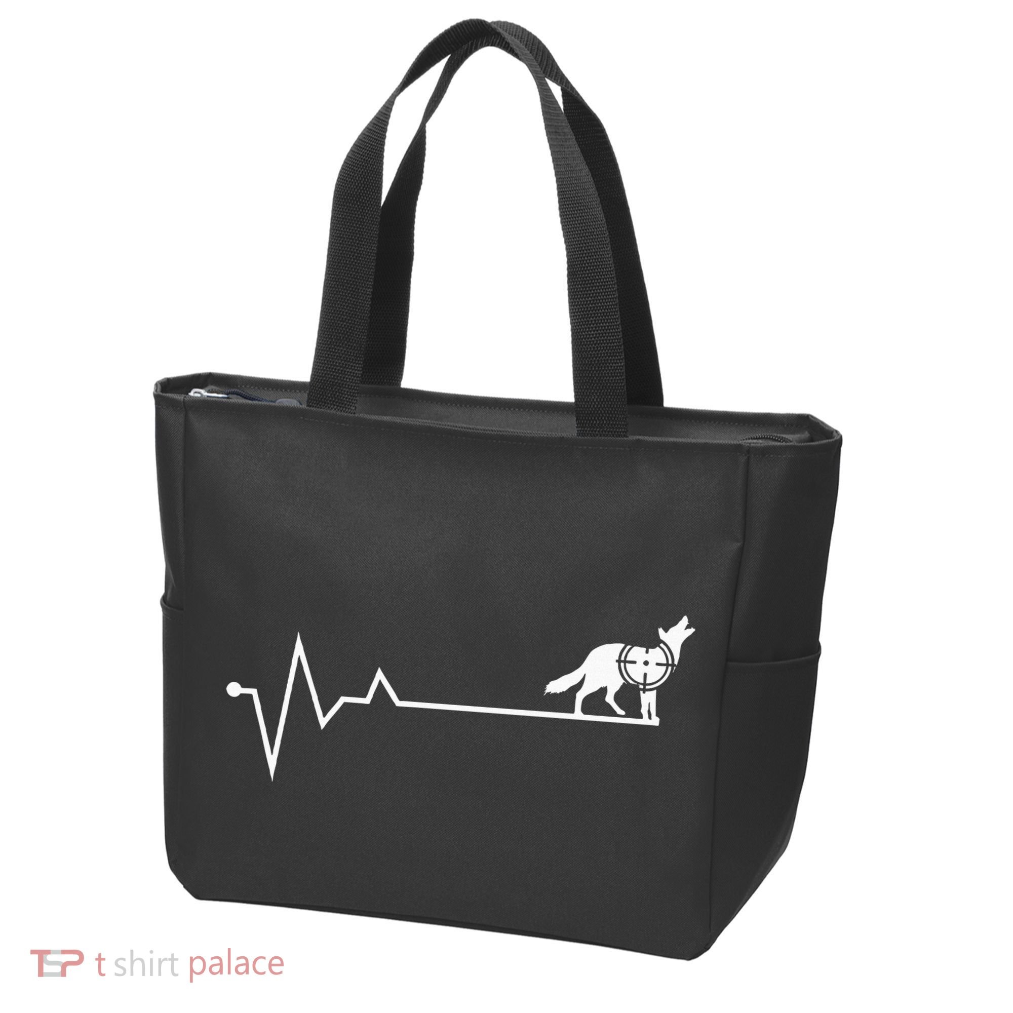 Coyote Hunting Heartbeat Yote Hunter Coyote Tote Bag
