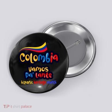 Colombia Hispanic Heritage Button
