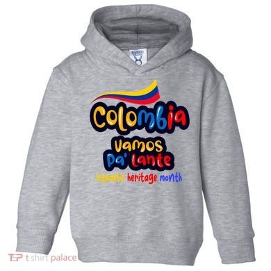 Colombia Hispanic Heritage Toddler Hoodie