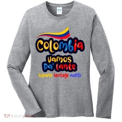 Colombia Hispanic Heritage Women's Long Sleeve Shirt