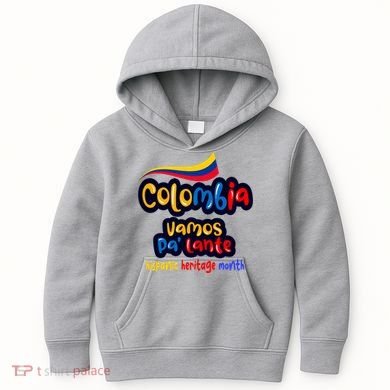 Colombia Hispanic Heritage Kids Hoodie
