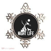 Coon Hound Hunting Night Life Hunting Dog Coon Hunting Funny Gift Ornament thumb 0