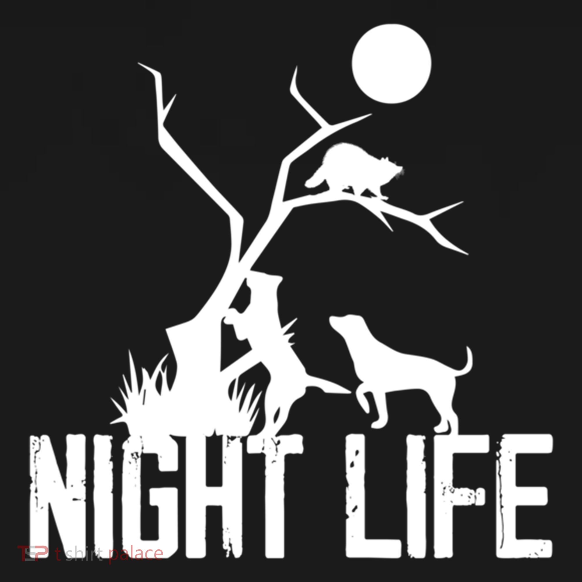 Coon Hound Hunting Night Life Hunting Dog Coon Hunting Funny Gift Ornament