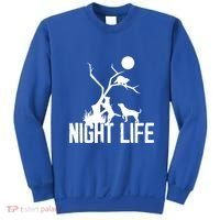 Coon Hound Hunting Night Life Hunting Dog Coon Hunting Funny Gift Sweatshirt thumb 0