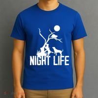 Coon Hound Hunting Night Life Hunting Dog Coon Hunting Funny Gift T-Shirt thumb 3