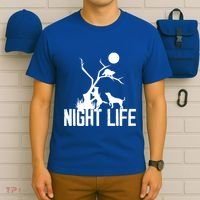 Coon Hound Hunting Night Life Hunting Dog Coon Hunting Funny Gift T-Shirt thumb 6