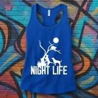 Coon Hound Hunting Night Life Hunting Dog Coon Hunting Funny Gift Women's Tank Top thumb 3