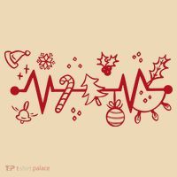 Christmas Holiday Heartbeat Festive Tote Bag thumb 4