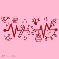 Christmas Holiday Heartbeat Festive Coaster thumb 2