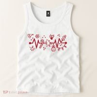 Christmas Holiday Heartbeat Festive Tank Top thumb 2