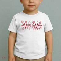 Christmas Holiday Heartbeat Festive Toddler T-Shirt thumb 2