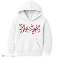 Christmas Holiday Heartbeat Festive Kids Hoodie thumb 0