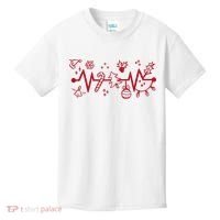 Christmas Holiday Heartbeat Festive Kids T-Shirt thumb 0