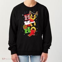 Christmas Ho Ho Ho Reindeer Horseshoes Women's Sweatshirt thumb 0