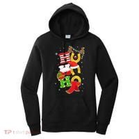 Christmas Ho Ho Ho Reindeer Horseshoes Women's Hoodie thumb 0