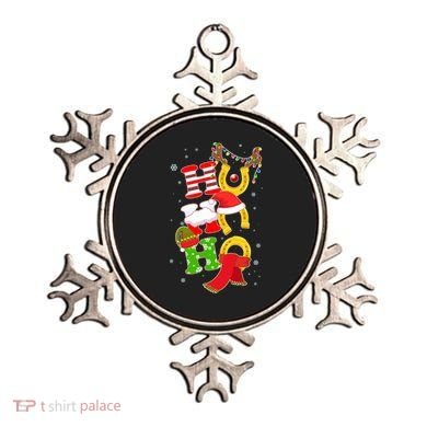 Christmas Ho Ho Ho Reindeer Horseshoes Ornament