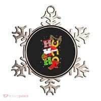 Christmas Ho Ho Ho Reindeer Horseshoes Ornament thumb 0