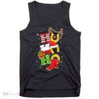Christmas Ho Ho Ho Reindeer Horseshoes Tank Top thumb 0