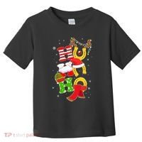 Christmas Ho Ho Ho Reindeer Horseshoes Toddler T-Shirt thumb 0