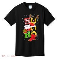 Christmas Ho Ho Ho Reindeer Horseshoes Kids T-Shirt thumb 0