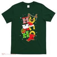 Christmas Ho Ho Ho Reindeer Horseshoes T-Shirt thumb 0