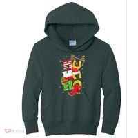 Christmas Ho Ho Ho Reindeer Horseshoes Kids Hoodie thumb 0