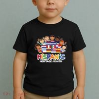 Cute Hispanic Heritage Month Toddler T-Shirt thumb 2