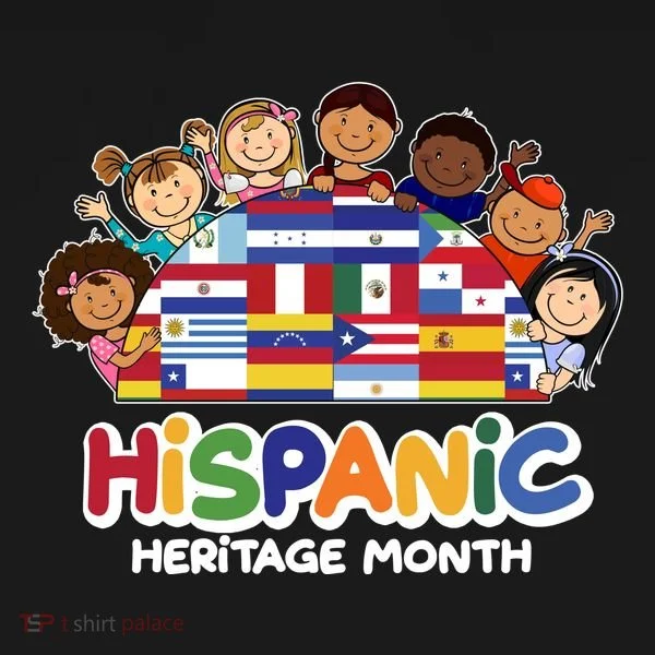 Cute Hispanic Heritage Month Kids Long Sleeve Shirt