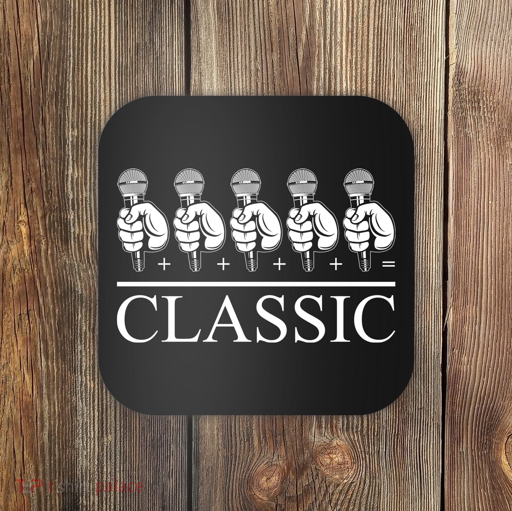 Classic Hip Hop Mic Coaster