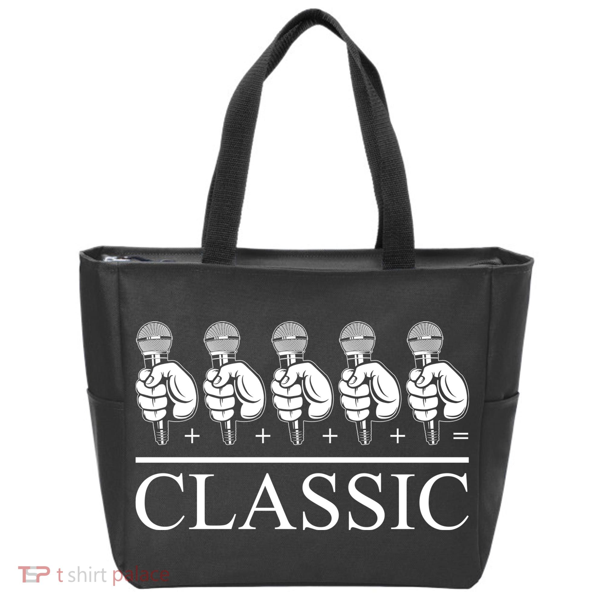 Classic Hip Hop Mic Tote Bag
