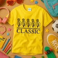 Classic Hip Hop Mic Kids T-Shirt thumb 3